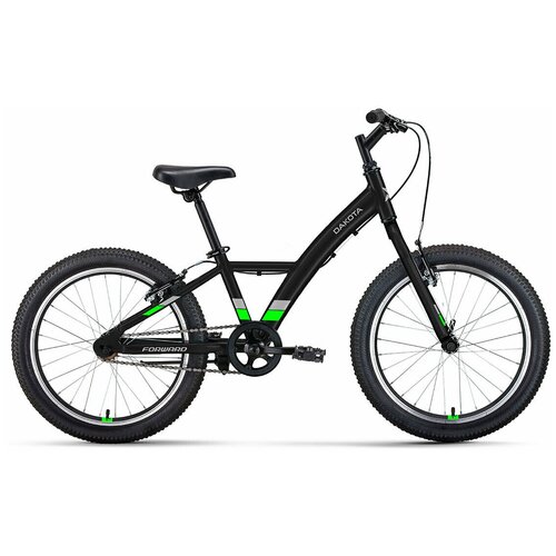 Велосипед Forward Dakota 20 10 2022 рост 105 черныйярко-зеленый 1279000₽