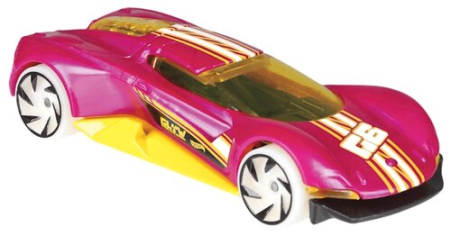 Легковой автомобиль Hot Wheels Glow Wheels Crescendo (FJX17) 7.4 см