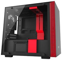 Компьютерный корпус NZXT H200i Black/red