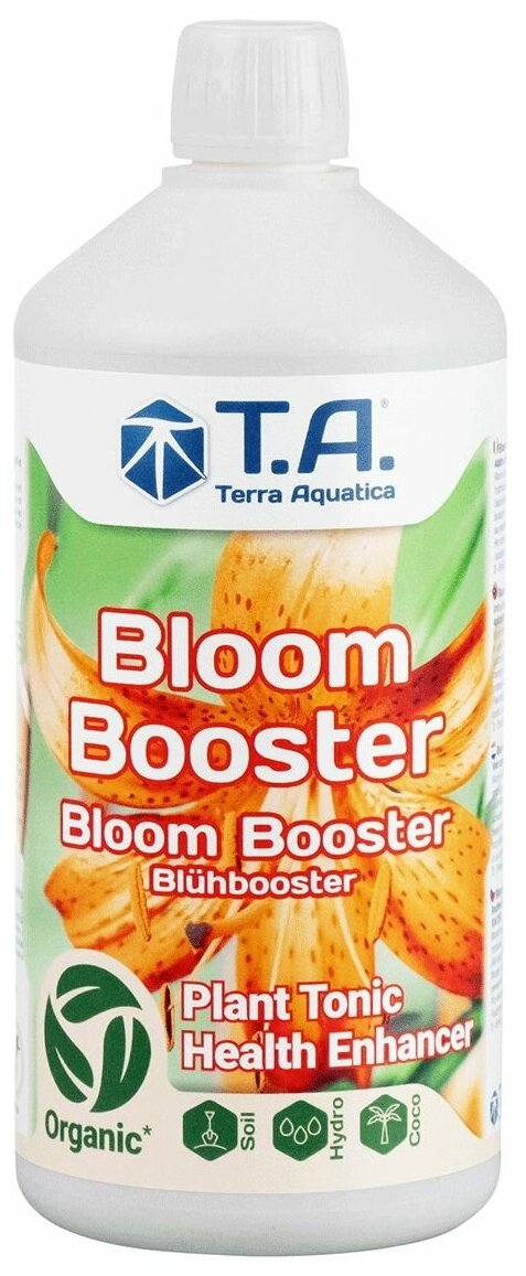 Органическое удобрение GHE (Terra Aquatica) Bloom booster 1 л - фотография № 1