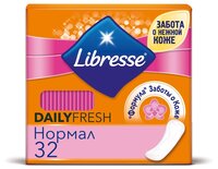 Libresse прокладки ежедневные DailyFresh Normal 32 шт.