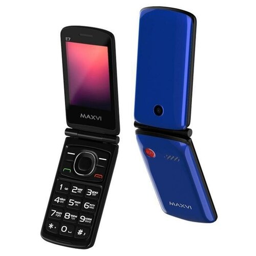 Мобильный телефон Maxvi E7 Blue .