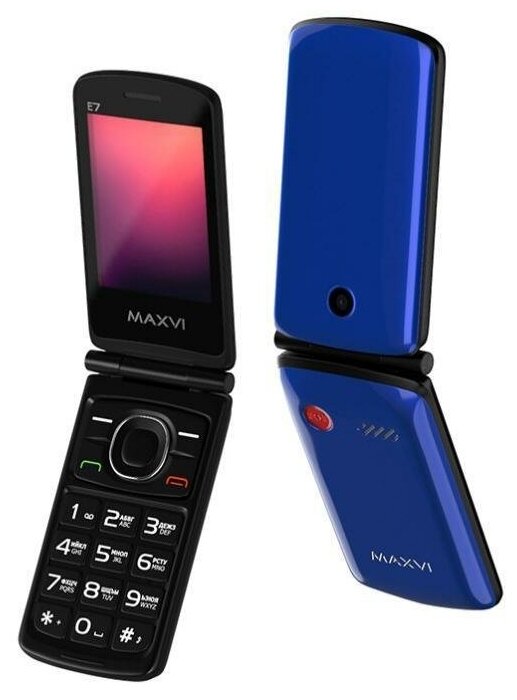 Мобильный телефон Maxvi E7 blue