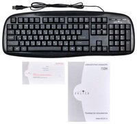 Клавиатура Oklick 150 M Standard Keyboard Black USB