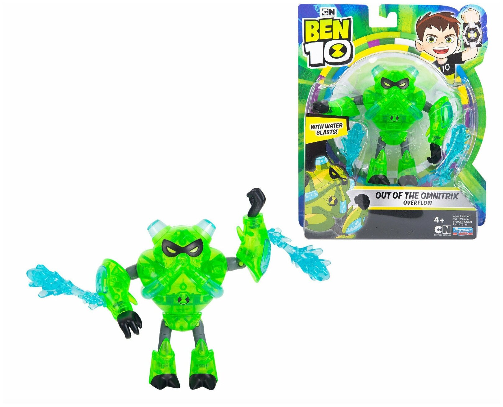 Фигурка Бен 10 Водохлёст из Омнитрикс Ben 10 Overflow Out Of The Omnitrix 76156