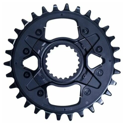 Звезда велосипедная SHIMANO, передняя, для FC-M6100-1, 30T, черный, Y0L198040