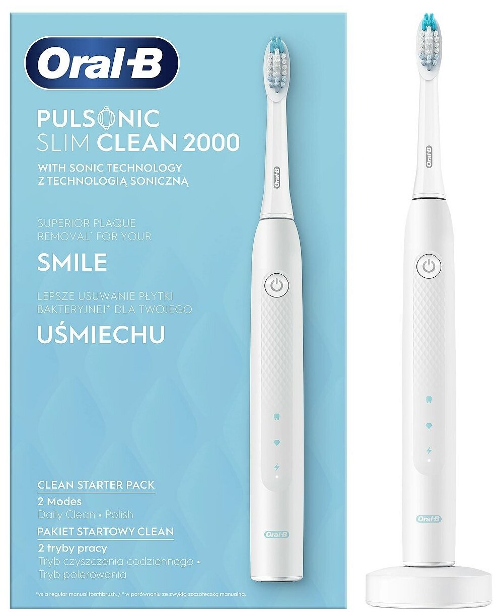 Электрическая зубная щетка Oral-B Pulsonic Slim Clean 2000