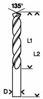 Набор сверл BOSCH 2.608.596.821 5.5 x 139 мм