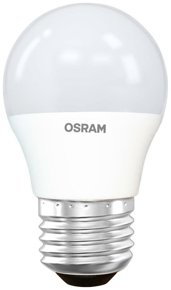 Лампа светодиодная OSRAM LEDSCLP60 6,5W/830 230VFR E27 4058075134355 2 штуки - фотография № 1