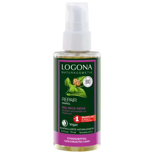 Logona Organic Inca Inchi Hair Repair Oil Восстанавливающее масло для волос, 75 мл