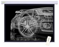 Рулонный матовый белый экран cactus Motoscreen CS-PSM-150x150
