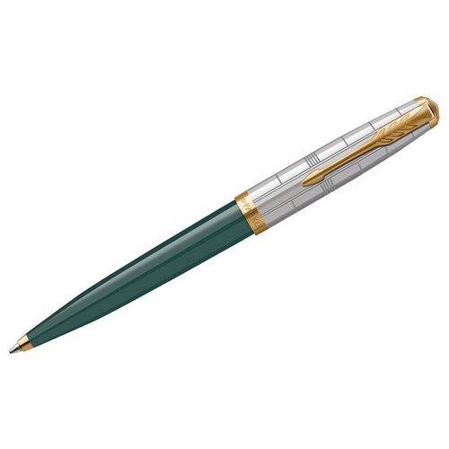 Ручка шариковая Parker 51 Forest Green GT черная, 1,0мм, поворот, подарочная упаковка