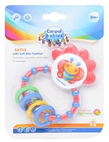 Прорезыватель-погремушка Canpol Babies Happy garden Line Rattle with Soft Bite Teether 56/137 зелены