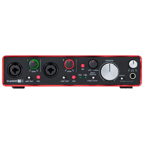 фото Внешняя звуковая карта Focusrite