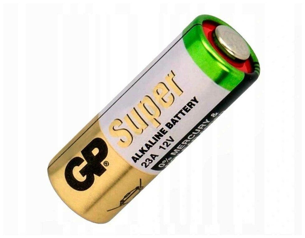 Батарейки щелочные GP High Voltage, тип MN21 (23А, K23A, LRV08, LRV8), 12V 1 штука — фото 1