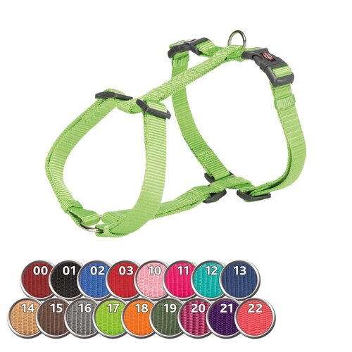 Шлейка Premium H-harness, XS–S: 30–44 см/10 мм, мятный