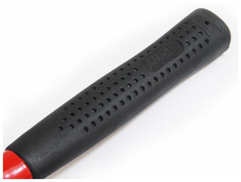 Киянка 80 мм, 900гр, резиновая черная, ручка фиберглассовая - фотография № 2