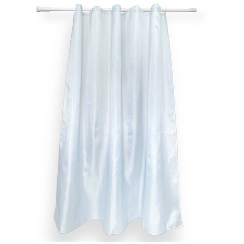 Штора / занавеска для ванной комнаты водонепроницаемая ПВХ, 180х180 см (12 колец)