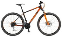 Горный (MTB) велосипед KTM Chicago 29.24 Disc H (2018) black matt/orange 21