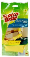 Перчатки Scotch-Brite хозяйственные универсальные, размер M, цвет желтый