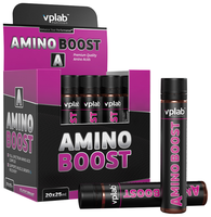 Аминокислотный комплекс VP Laboratory Amino Boost (20 ампул х 25 мл) чёрная смородина