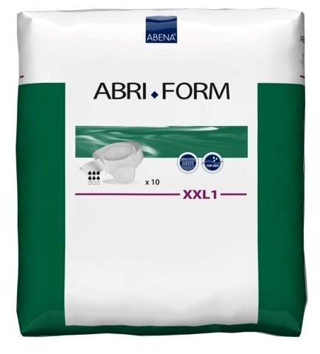 Подгузники Abena, Abri-Form XXL1 (10 шт), 9 капель