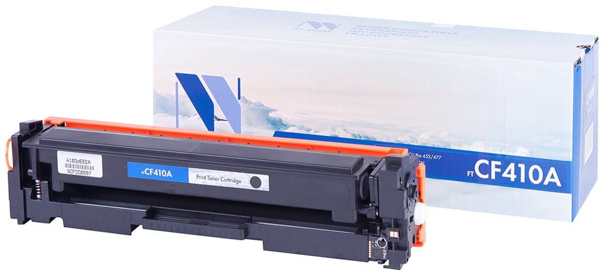 Лазерный картридж NV Print NV-CF410ABk для HP LaserJet Color Pro M377dw, M452nw, M452dn, M477fdn, M477fdw (совместимый, чёрный, 2300 стр.)