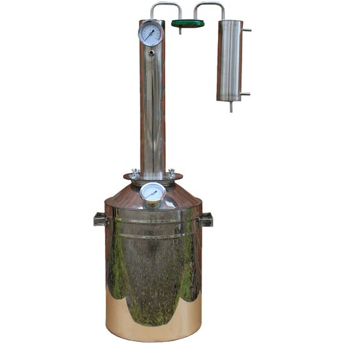 Дистиллятор фланцевый с вертикальной царгой с банкой-сухопарником ЦФБ 20л Умелец 920800₽