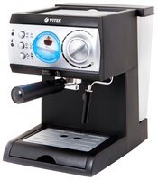 Кофеварка рожковая VITEK VT-1511 черный/серебристый