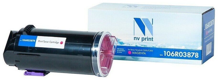 Картридж NV Print 106R03878 Magenta для принтеров Xerox VersaLink C500/ C505, 2400 страниц