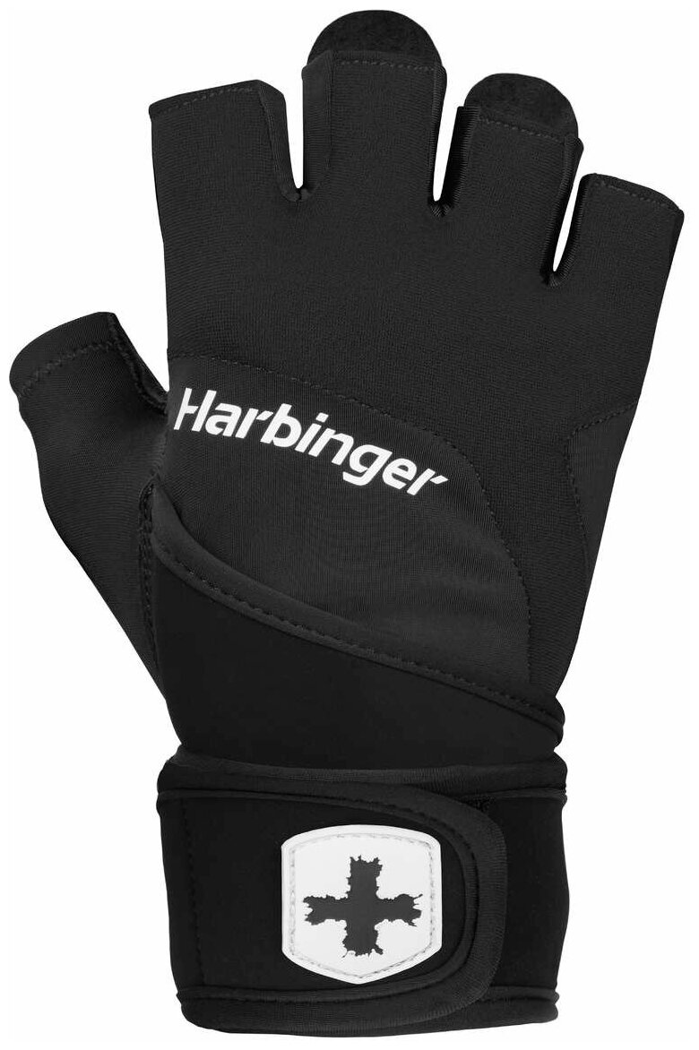 Фитнес перчатки Harbinger Trainig Grip 2.0, мужские, черные, XL