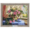 Мосфа Картина по номерам "Розы у окна" 40х50 см (7С-0105) - изображение