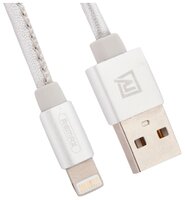 Кабель Remax Moss USB - Apple Lightning (RC-079i) 0.3 м серебристый