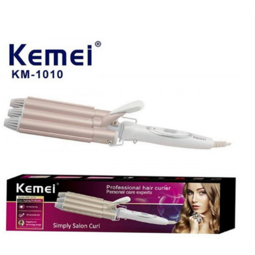 Выпрямитель трехволновая для волос Kemei KM-1010
