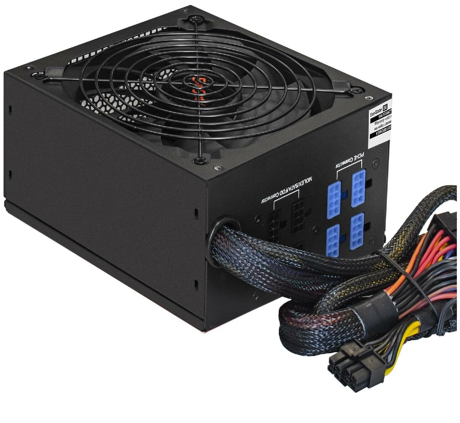 Блок питания EXEGATE 400PPX (ATX APFC КПД 80% (80 PLUS) 14cm fan 24pin (4+4)pin PCIe 5xSATA 4xIDE FDD RTL black)