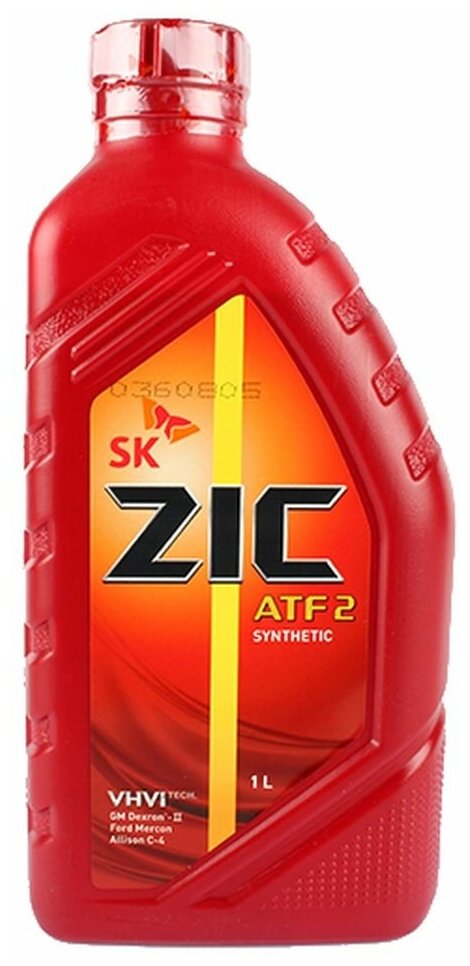 Трансмиссионное масло ZIC ATF II 1л