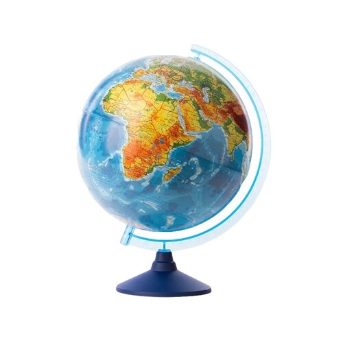 глобус физический globen классик 320 мм к013200015 черный Глобус физический Globen Классик Евро 320 мм (Ке013200224), синий