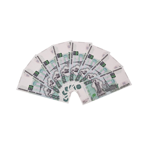 Деньги банка приколов 1000 Рублей 418₽