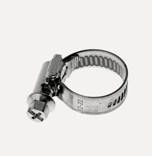 Изображение товара Хомут стяжной, нержавеющий, металлический, винтовой, червячный TORRO S 12-22/9 "NORMA" 1шт