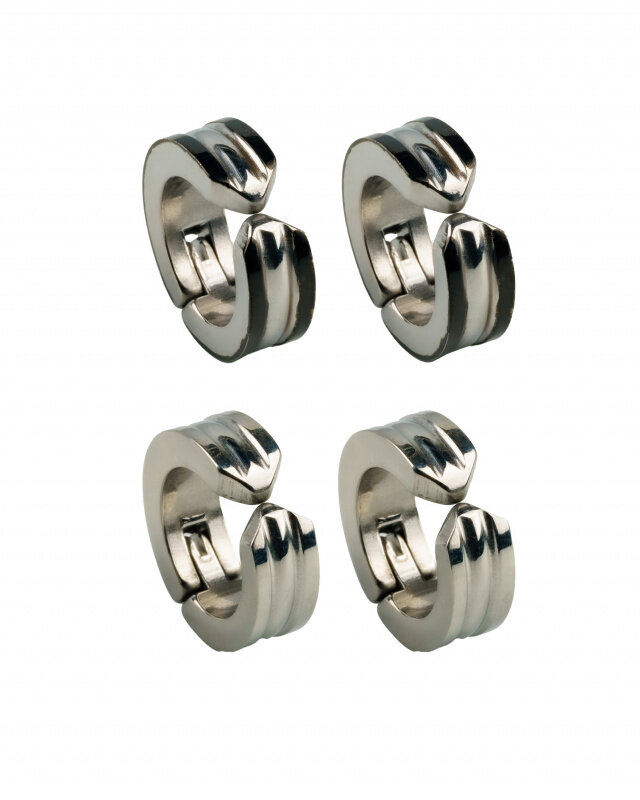 Комплект серег Visla Jewelry, серебристый — фото 1