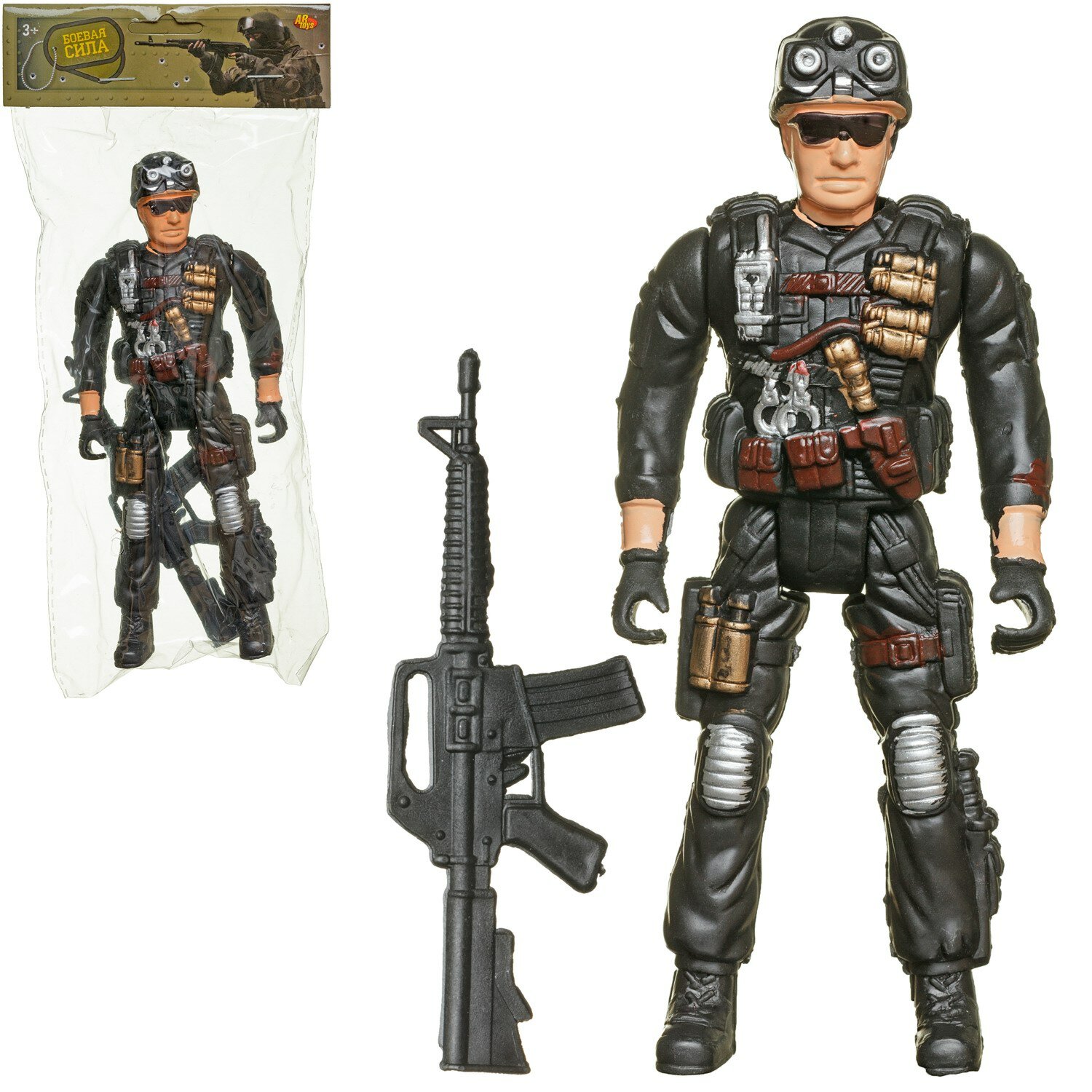 Фигурка солдата ABtoys Боевая сила 22см модель 1 PT-01446/модель1