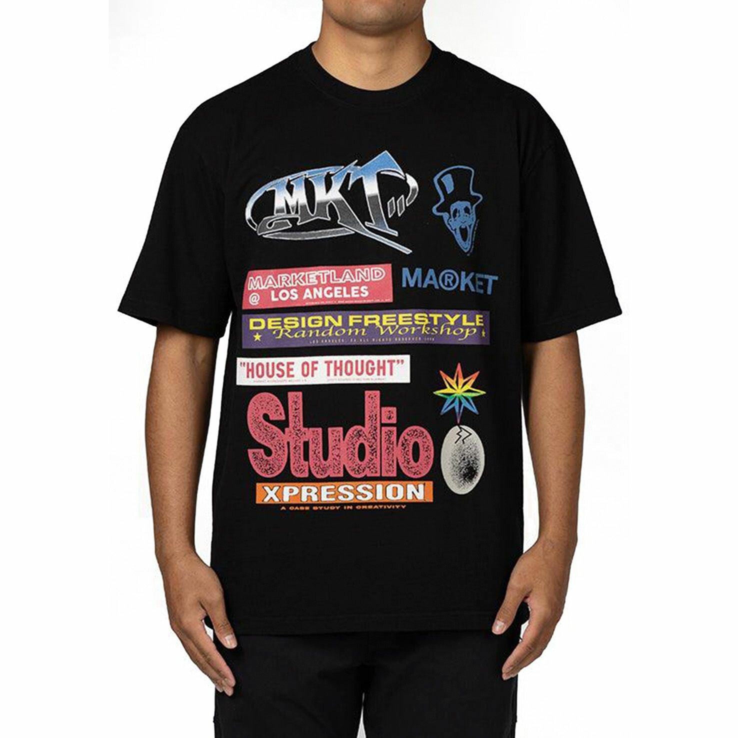 Футболка MARKET  размер TXL  черный