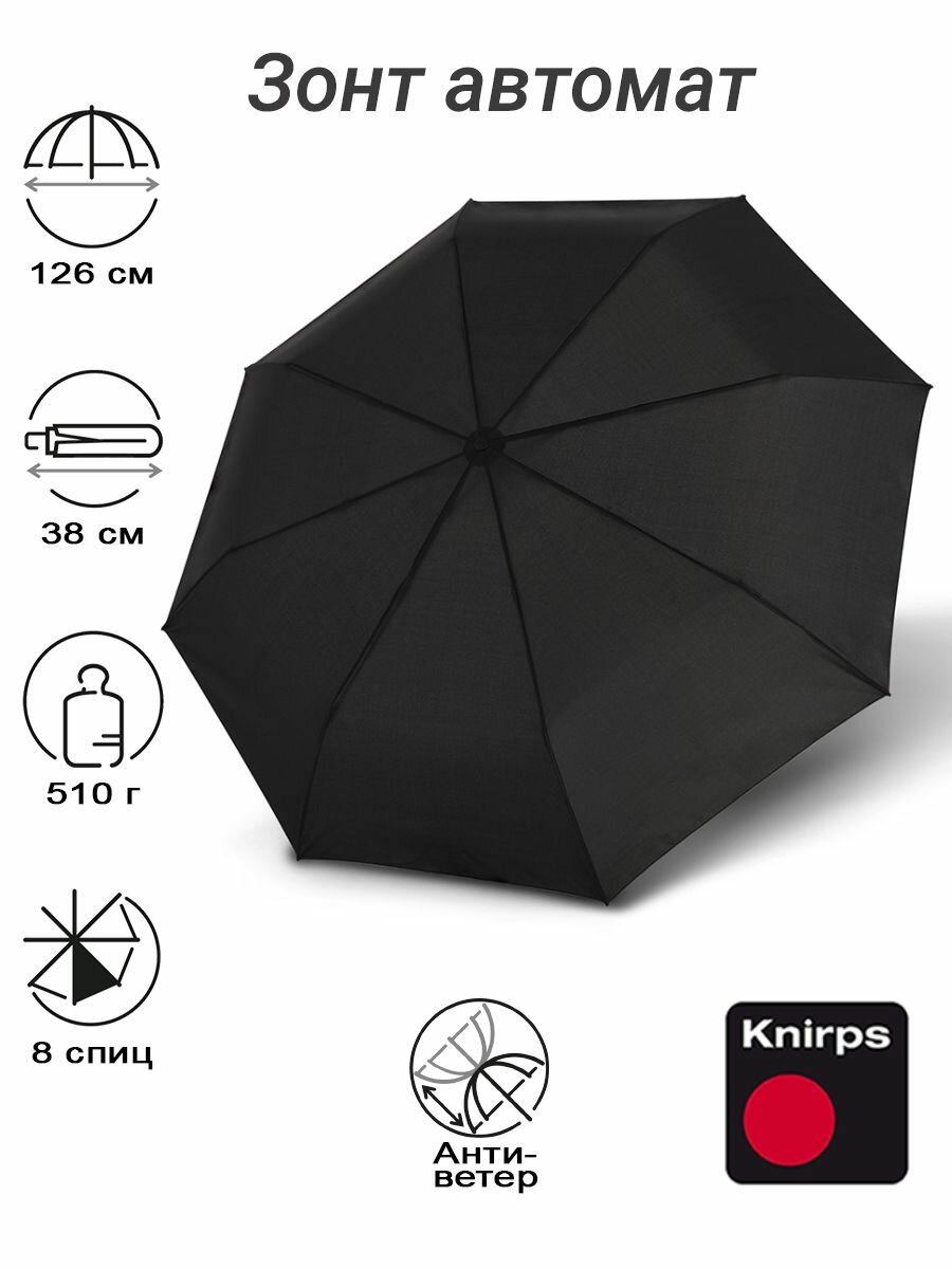 Зонт Knirps, black