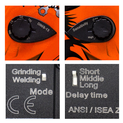 Маска сварщика "Хамелеон" A777c (9-13DIN) автомастер — фото 1