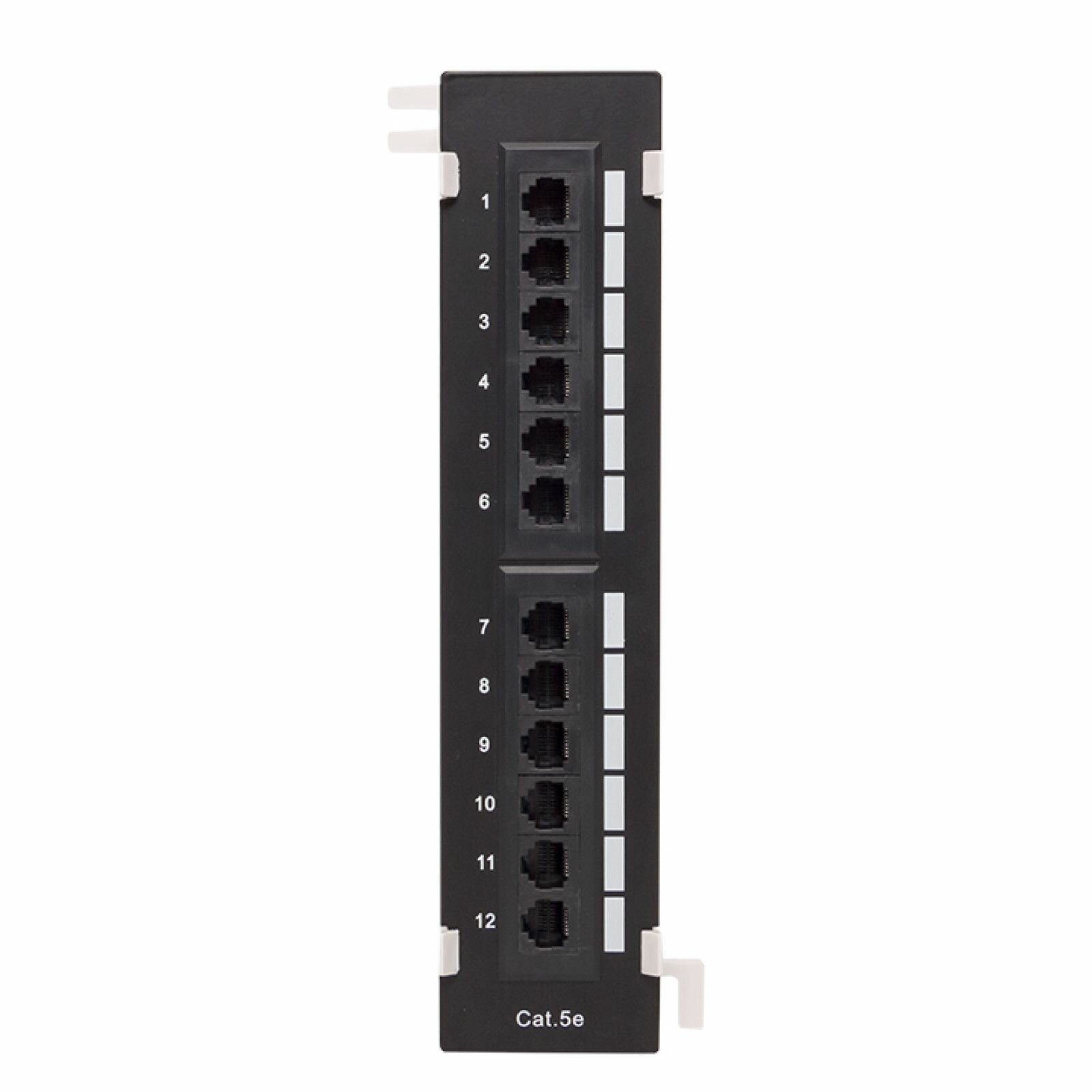 Патч-панель настенная TERACOM PRO Cat.5E неэкранированная UTP 12 портов RJ-45 Dual IDC - 1 шт — фото 1