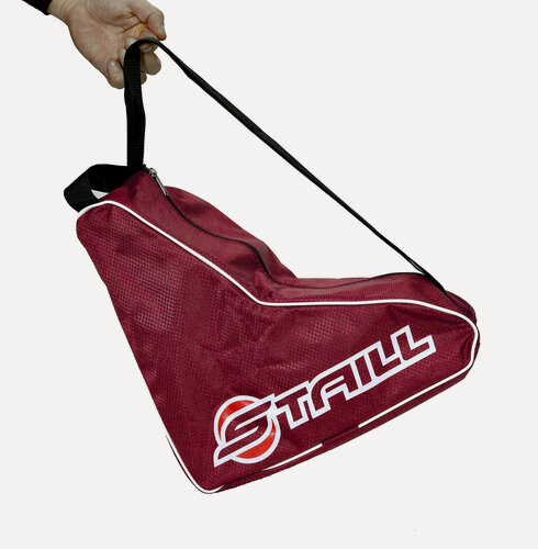 Изображение товара Сумка для коньков Staill ромб, красный, для хоккея и фигурного катания, вместимость 1 пара