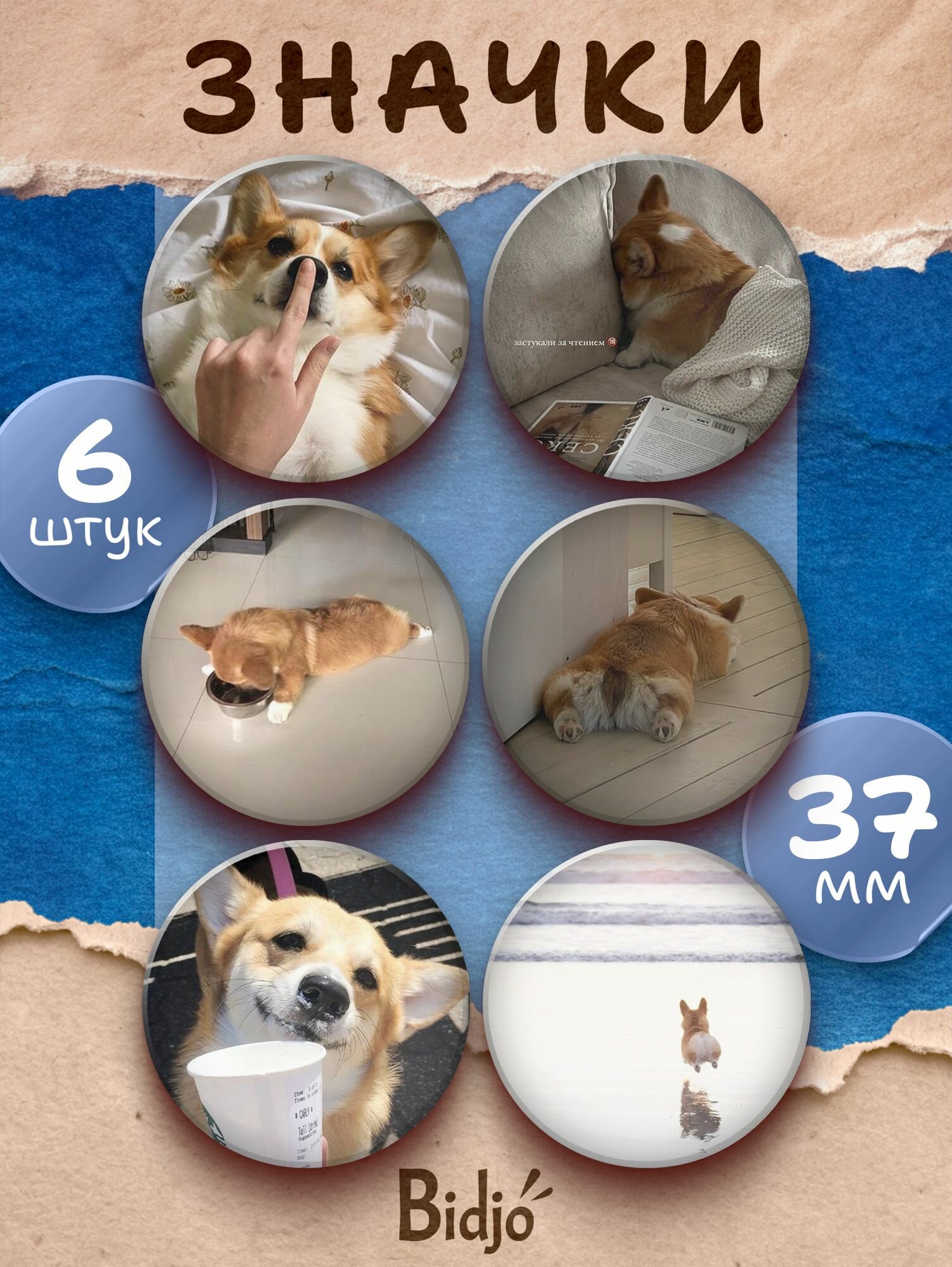 Набор значков