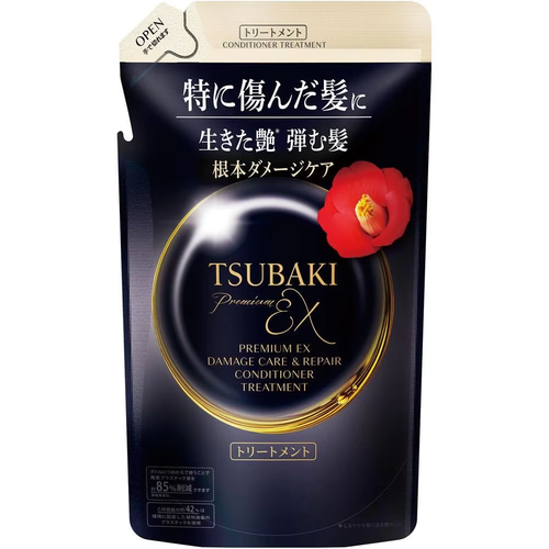 SHISEIDO TSUBAKI PREMIUM EX Интенсивный восстанавливающий кондиционер для волос с маслом камелии 300 мл 1170₽