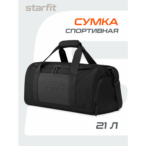фото Сумка спортивная starfit, 21 л, 23х22х47 см, ручная кладь, черный