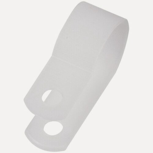 Изображение товара Кабельная скоба под винт Rexant для кабеля до 16 мм белая (50 шт./упак.)